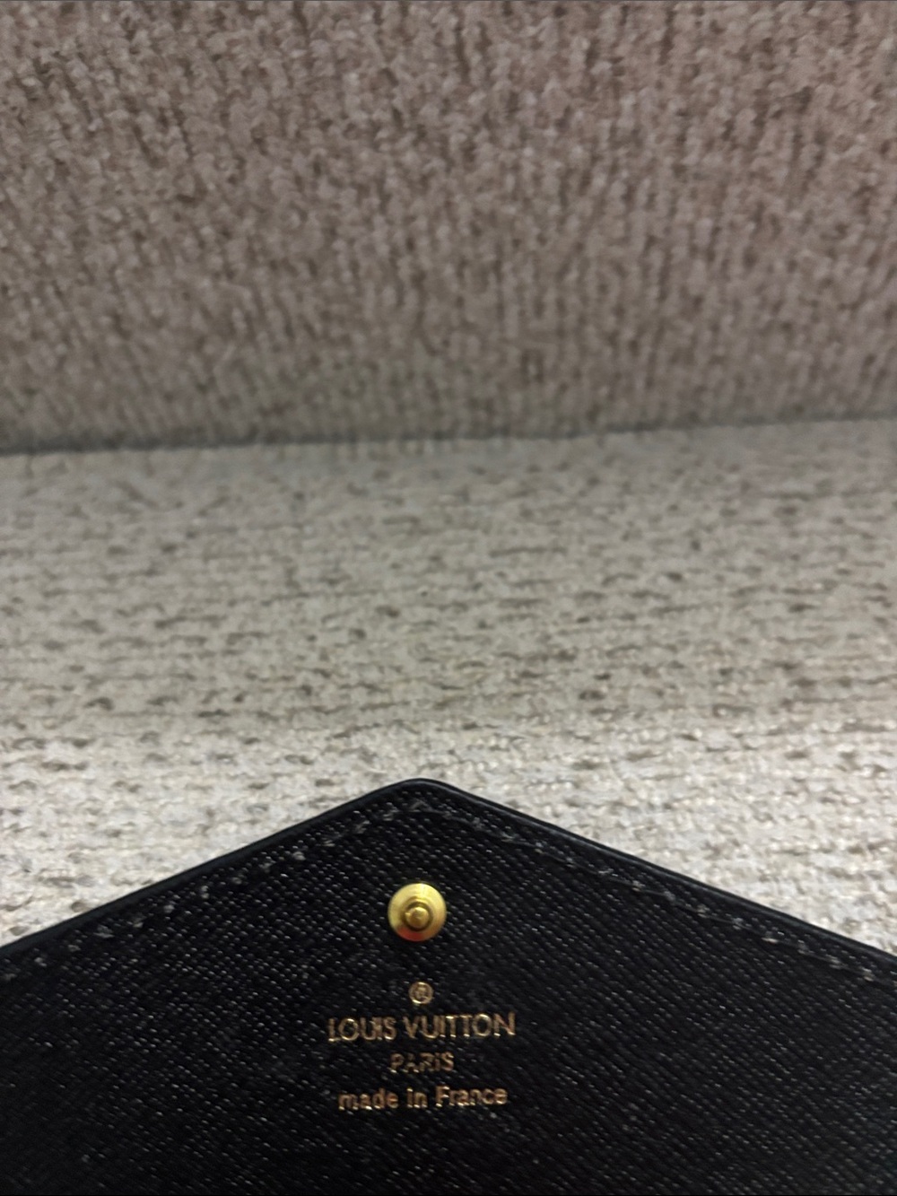 *Fashion*Monogram embossed Long black Wallet - Picture 6 of 13